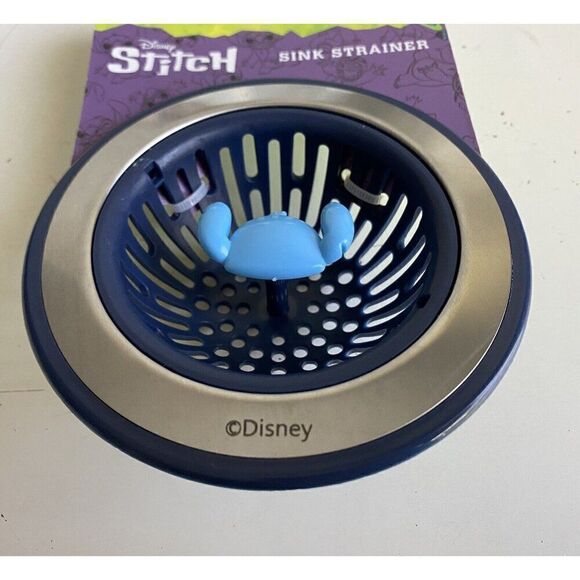 Disney Lilo And Stitch KITCHEN SINK STRAINER Standard Size Drain Blue NEW - Picture 2 of 8